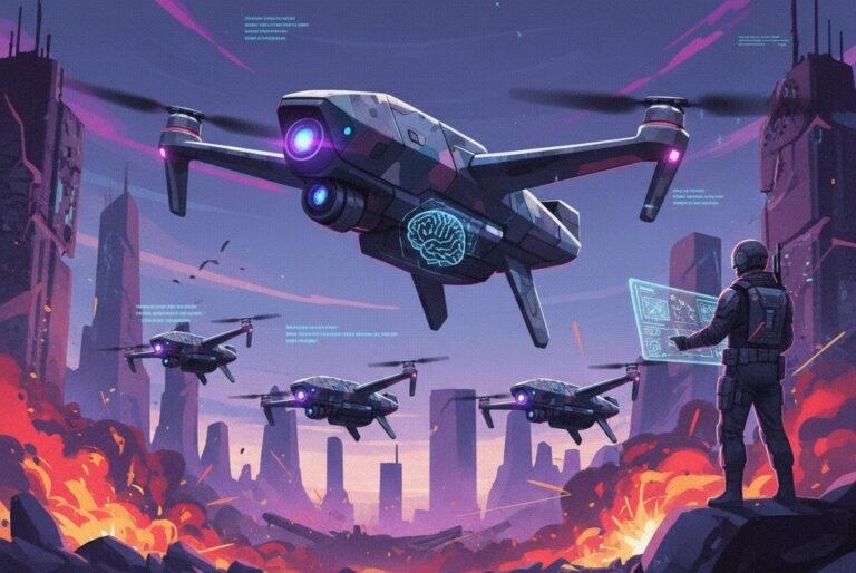 Featured image for auterion predstavila pervuyu krossplatformennuyu sistemu roevyh atak dronov