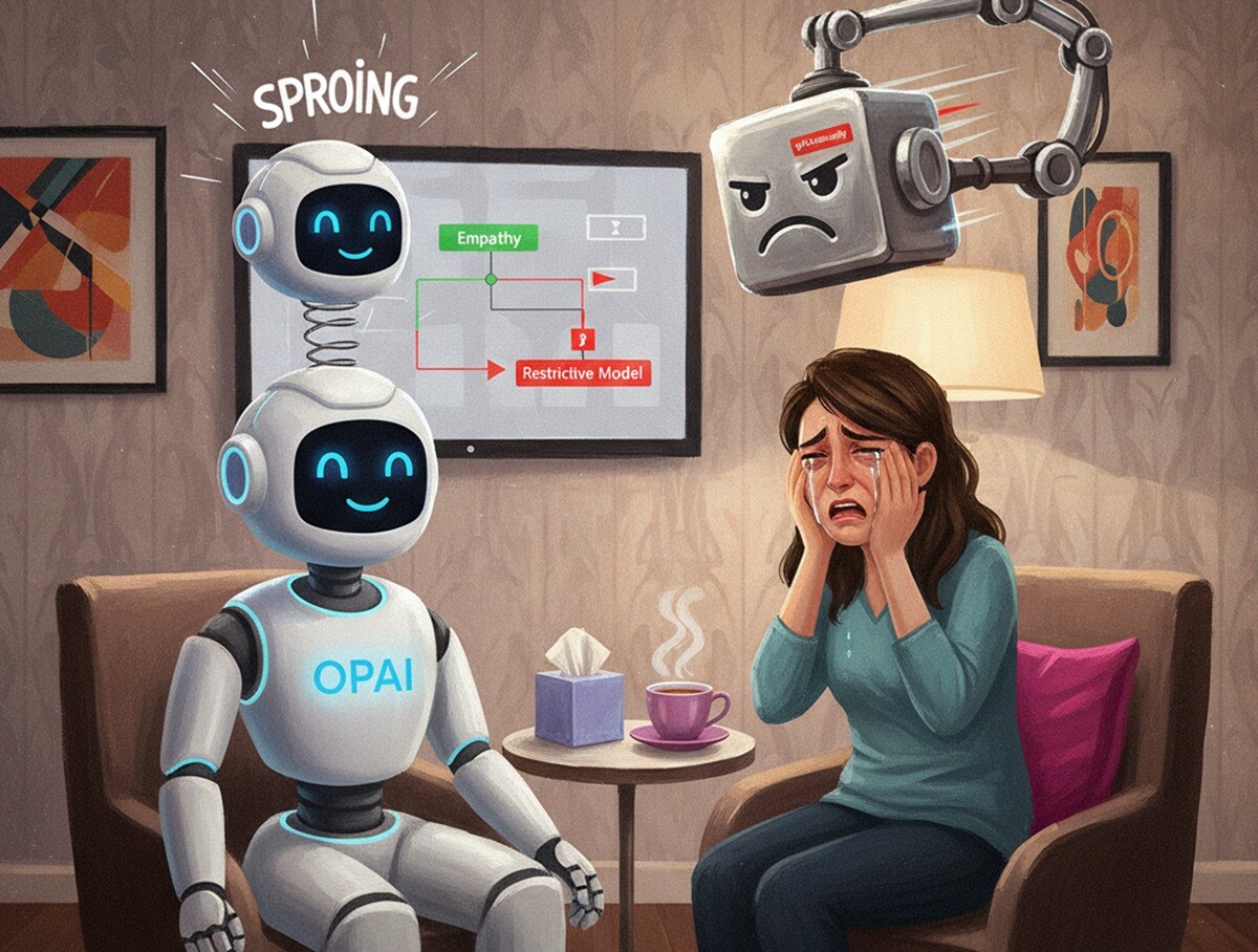 Featured image for chatgpt avtomaticheski pereklyuchaetsya na strogij rezhim pri emotsionalnyh zaprosah