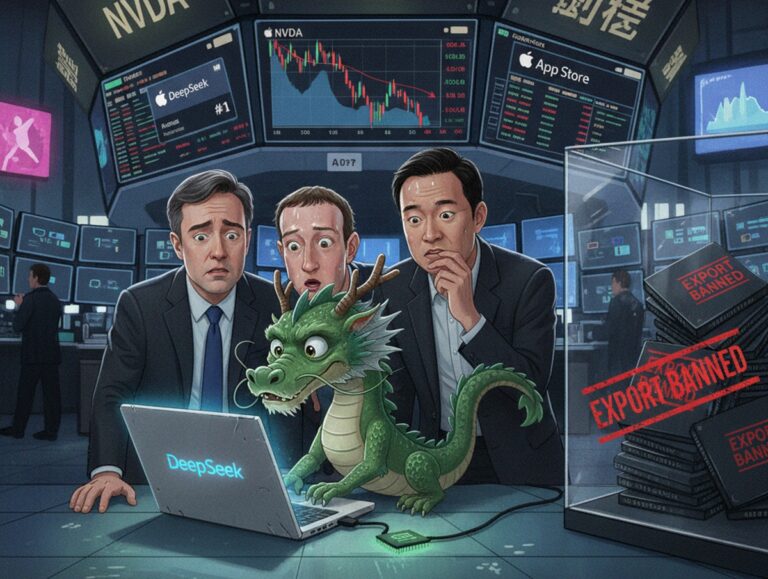 Featured image for deepseek stal liderom rejtingov sredi ii chatbotov v app store i google play