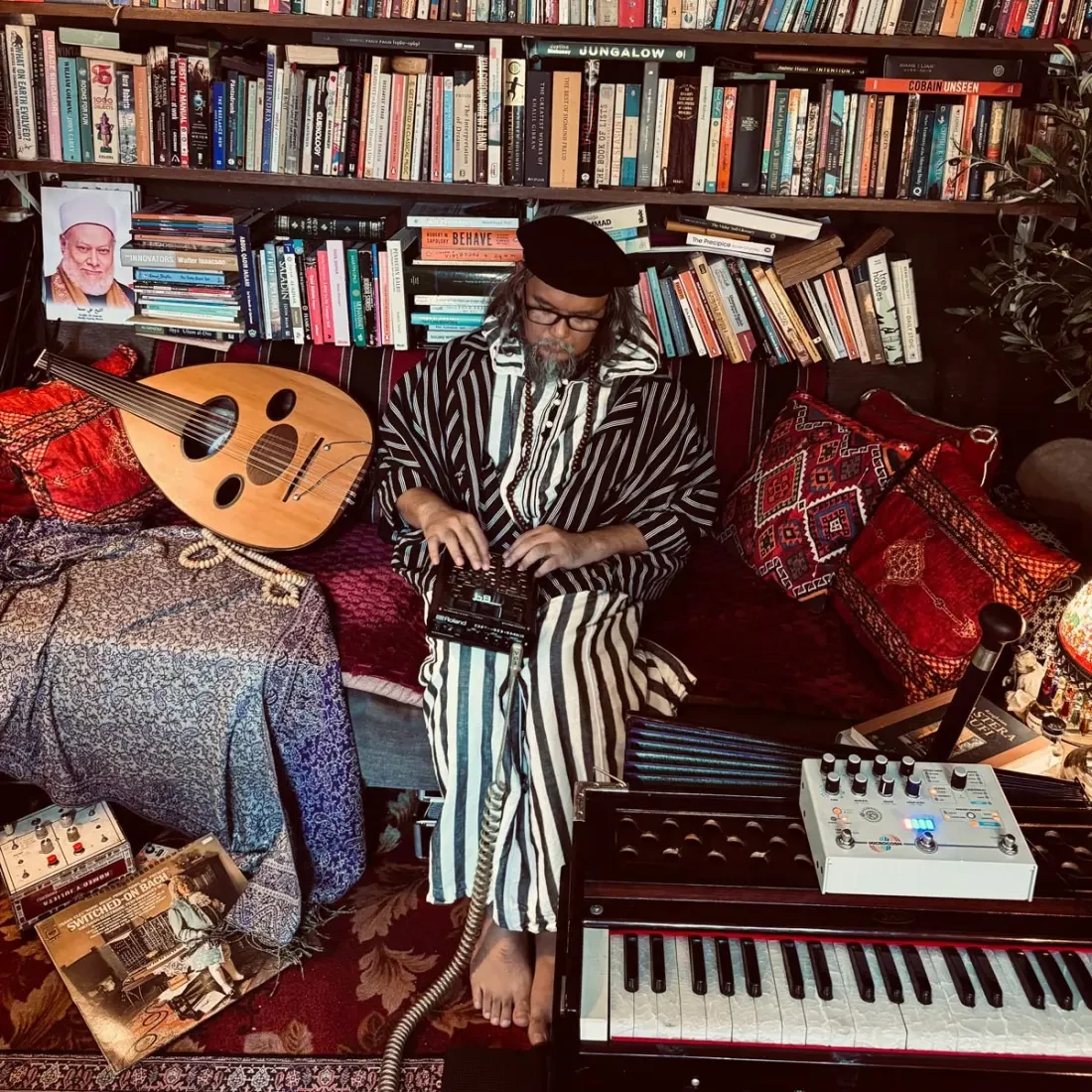 Сценическая установка для эксперимента Space Gambus