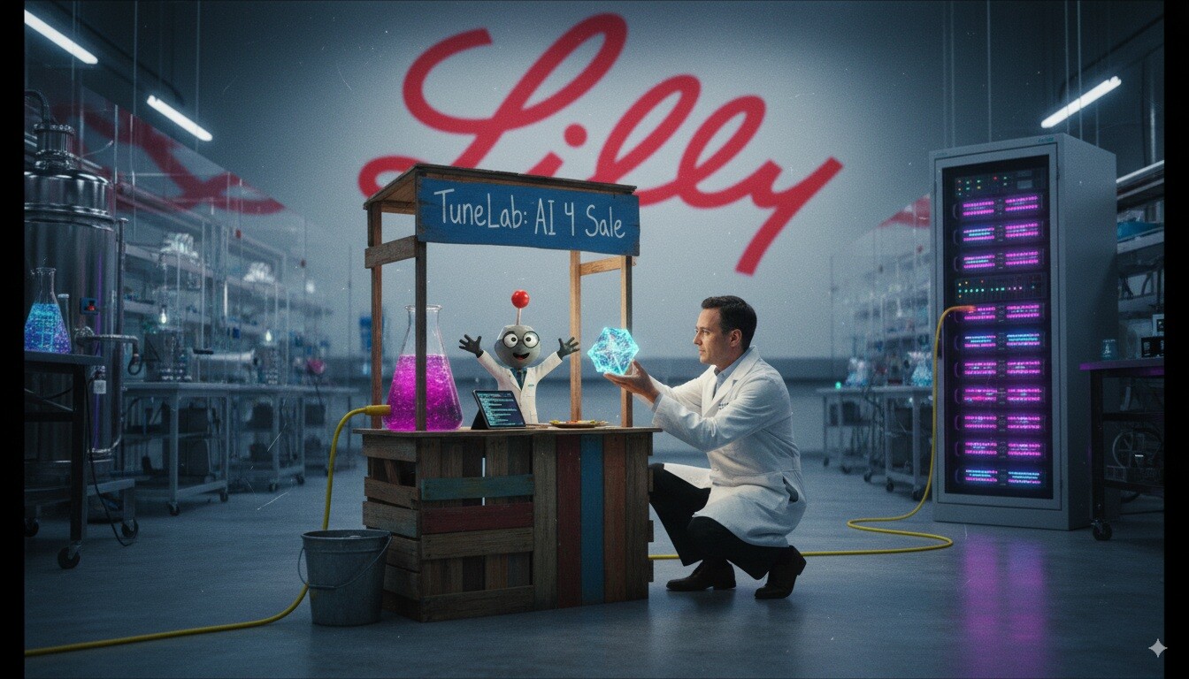 Featured image for eli lilly otkryvaet dostup k ii modelyam dlya razrabotki lekarstv s dannymi stoimostyu v 1 mlrd