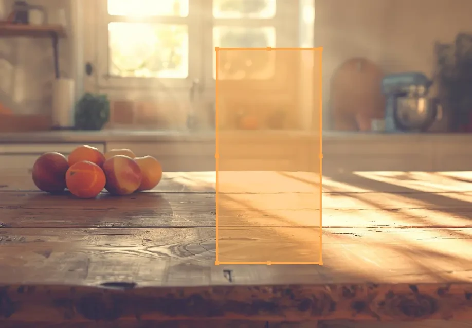 Визуальная демонстрация подсказки с ограничивающей рамкой для точного размещения товара