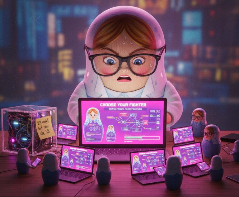 Featured image for gemma 3n i matformer kak odna model prevrashhaetsya v tseloe semejstvo effektivnyh reshenij