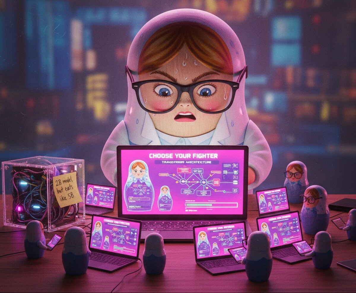 Featured image for gemma 3n i matformer kak odna model prevrashhaetsya v tseloe semejstvo effektivnyh reshenij