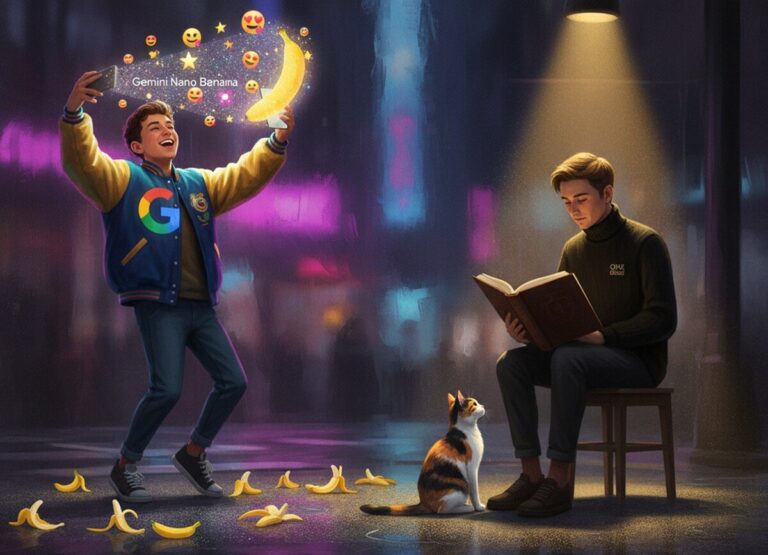 Featured image for google gemini nano banana i chatgpt v chem raznitsa mezhdu dvumya gigantami generatsii izobrazhenij
