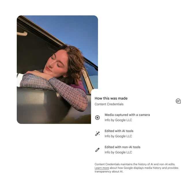 Демонстрация функции голосового редактирования фото с помощью ИИ в Google Фото