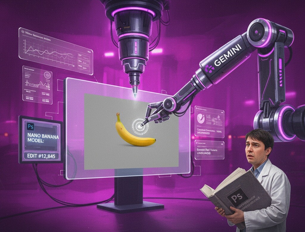 Featured image for google predstavila model nano banana dlya konsistentnogo redaktirovaniya izobrazhenij v gemini