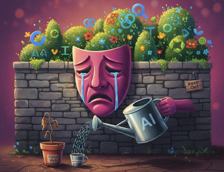 Featured image for google v sude priznal chto open web prihodit v upadok iz za ii i ekosistem