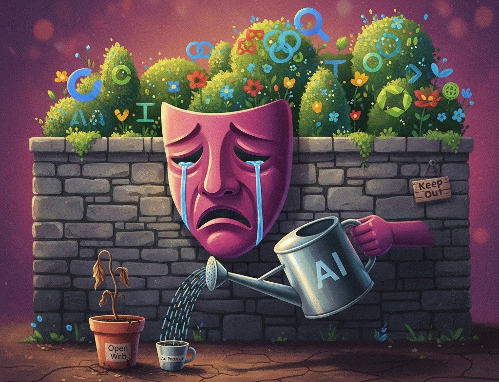 Featured image for google v sude priznal chto open web prihodit v upadok iz za ii i ekosistem