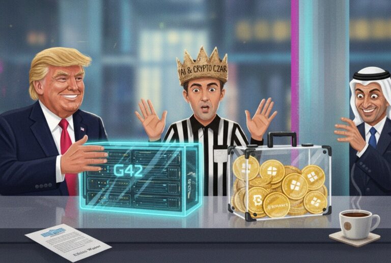 Featured image for investitsii oae v kriptokompaniyu semi trampa sovpali s peregovorami o postavkah ai chipov