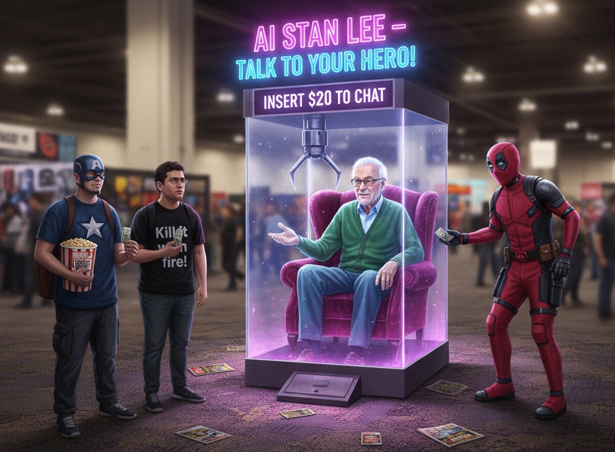 Featured image for iskusstvennyj intellekt ozhivil stena li dlya comic con v los andzhelese