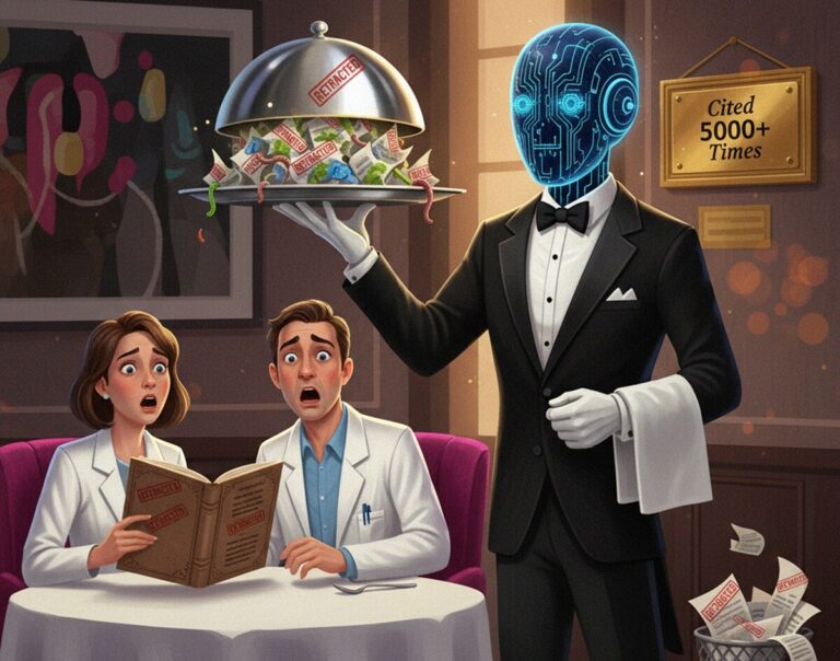 Featured image for issledovanie pokazalo chto ii modeli mogut obuchatsya na nauchnyh statyah otozvannyh iz za oshibok