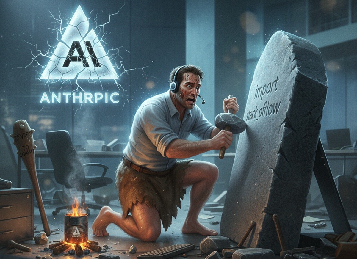 Featured image for iz za sboya ii servisa razrabotchikam prishlos srochno vspominat osnovy programmirovaniya