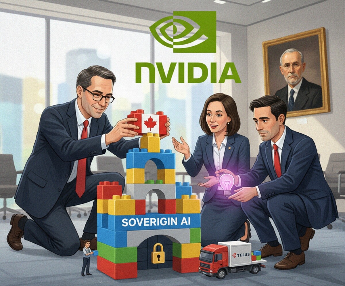 Featured image for kanada zapuskaet pervyj suverennyj ai zavod s tehnologiyami nvidia
