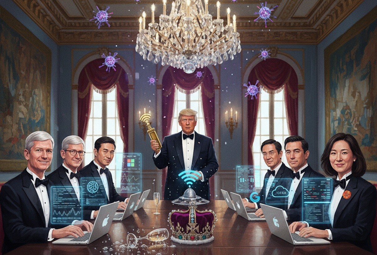 Featured image for lidery tehnologicheskoj industrii stali glavnymi gostyami na bankete trampa v velikobritanii