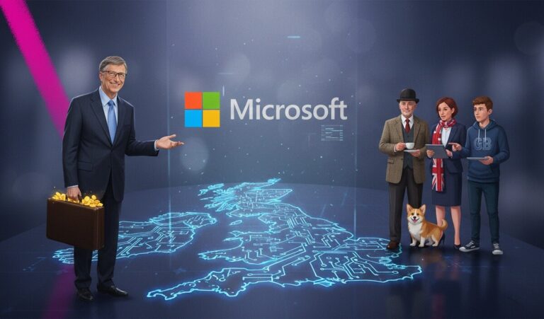 Featured image for microsoft investiruet 30 milliardov dollarov v razvitie ii infrastruktury velikobritanii