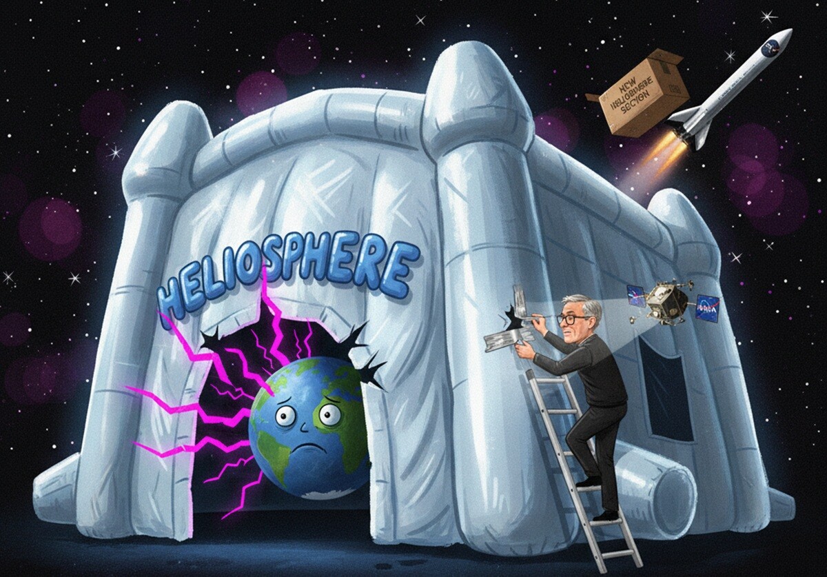 Featured image for missiya nasa imap raskroet tajny geliosfery zashhitnogo puzyrya solnechnoj sistemy