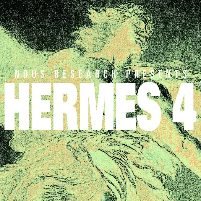 Анонс модели Hermes 4 с графиком и метриками производительности