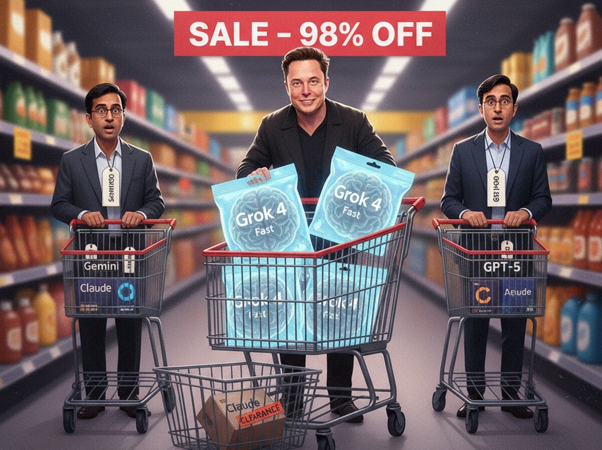 Featured image for novaya model grok 4 fast ot xai obeshhaet proizvoditelnost urovnya gemini 2 5 no na 98 deshevle