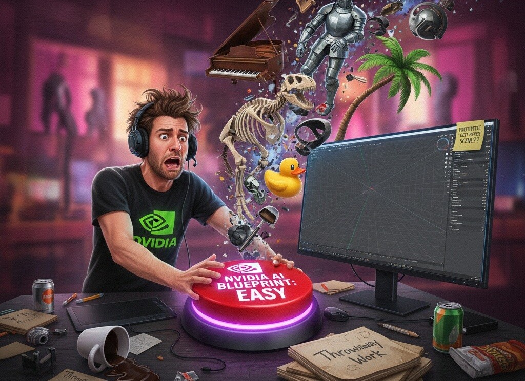 Featured image for nvidia avtomatiziruet prototipirovanie 3d stsen s pomoshhyu generativnogo ii