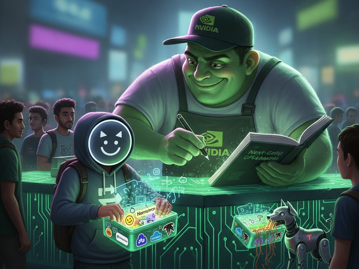 Featured image for nvidia vypuskaet otkrytuyu platformu nemotron dlya razrabotki ii prilozhenij