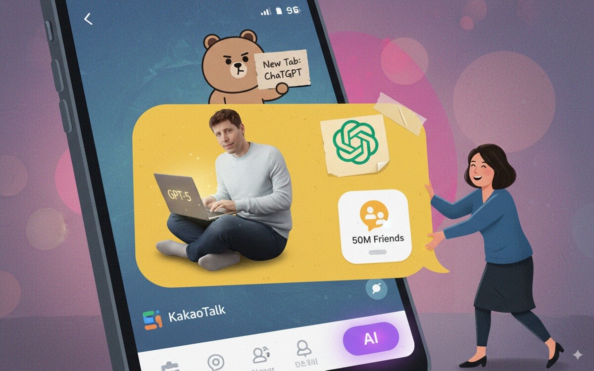 Featured image for openai integriruet gpt 5 v krupnejshij korejskij messendzher kakaotalk