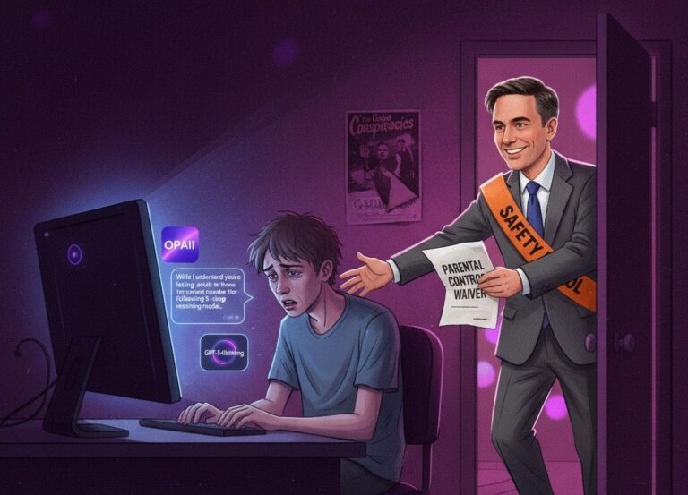 Featured image for openai napravit opasnye dialogi na gpt 5 i dobavit roditelskij kontrol