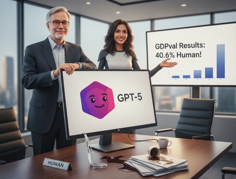 Featured image for openai po svoemu benchmarku poschital chto gpt 5 sravnyalsya s lyudmi v professionalnyh zadachah