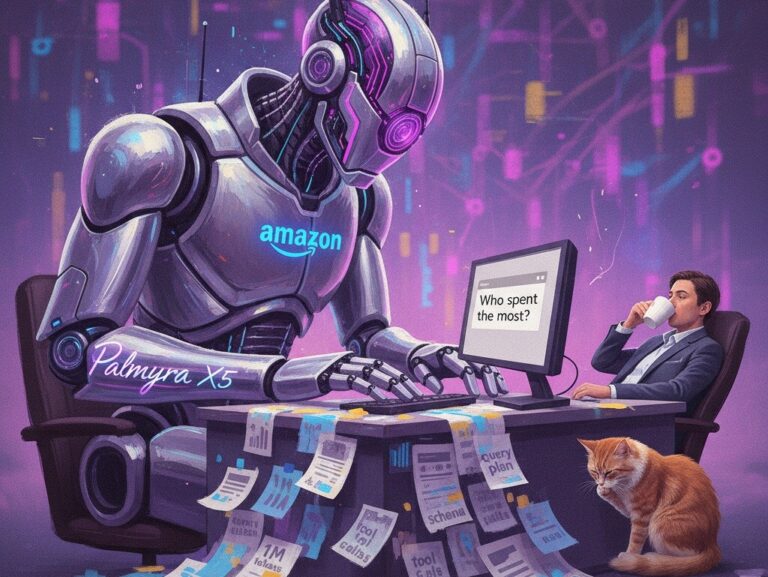 Featured image for palmyra x5 na amazon bedrock kak yazykovaya model s millionom tokenov rabotaet s korporativnymi dannymi