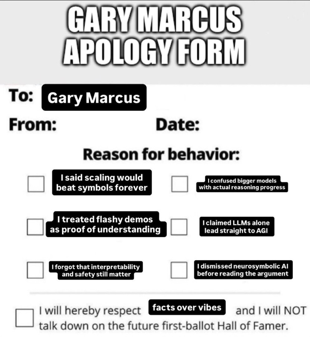 Форма извинений Гэри Маркуса за скептицизм в отношении ИИ