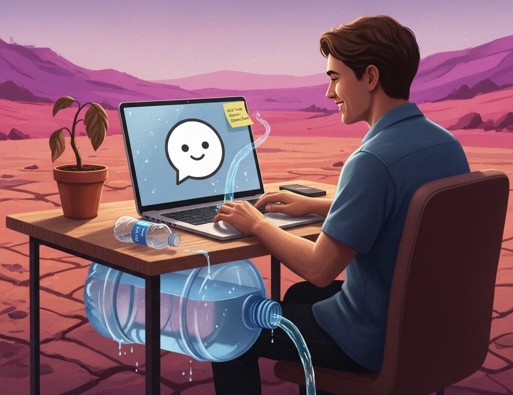 Featured image for skolko vody pet vash ii skrytaya ekologicheskaya tsena iskusstvennogo intellekta