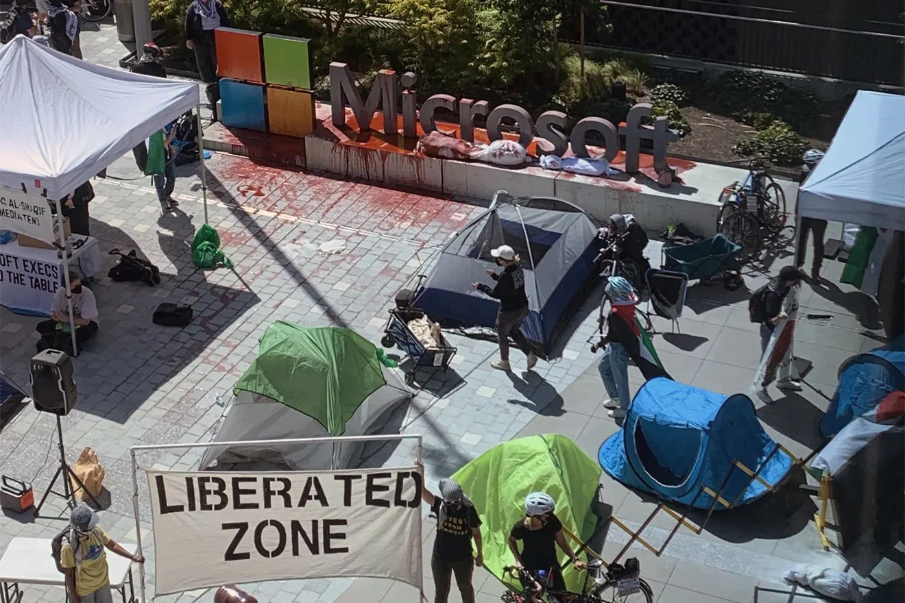 Featured image for sotrudnitsu microsoft arestovali vo vremya protesta protiv kontraktov s izrailem