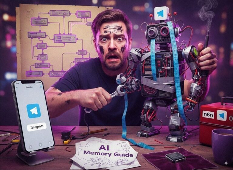 Featured image for sozdaem personalnogo ii agenta v telegram na baze n8n