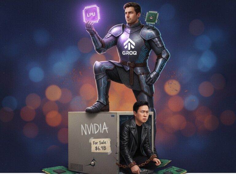 Featured image for startap groq privlek 750m dlya borby s dominirovaniem nvidia na rynke ai chipov