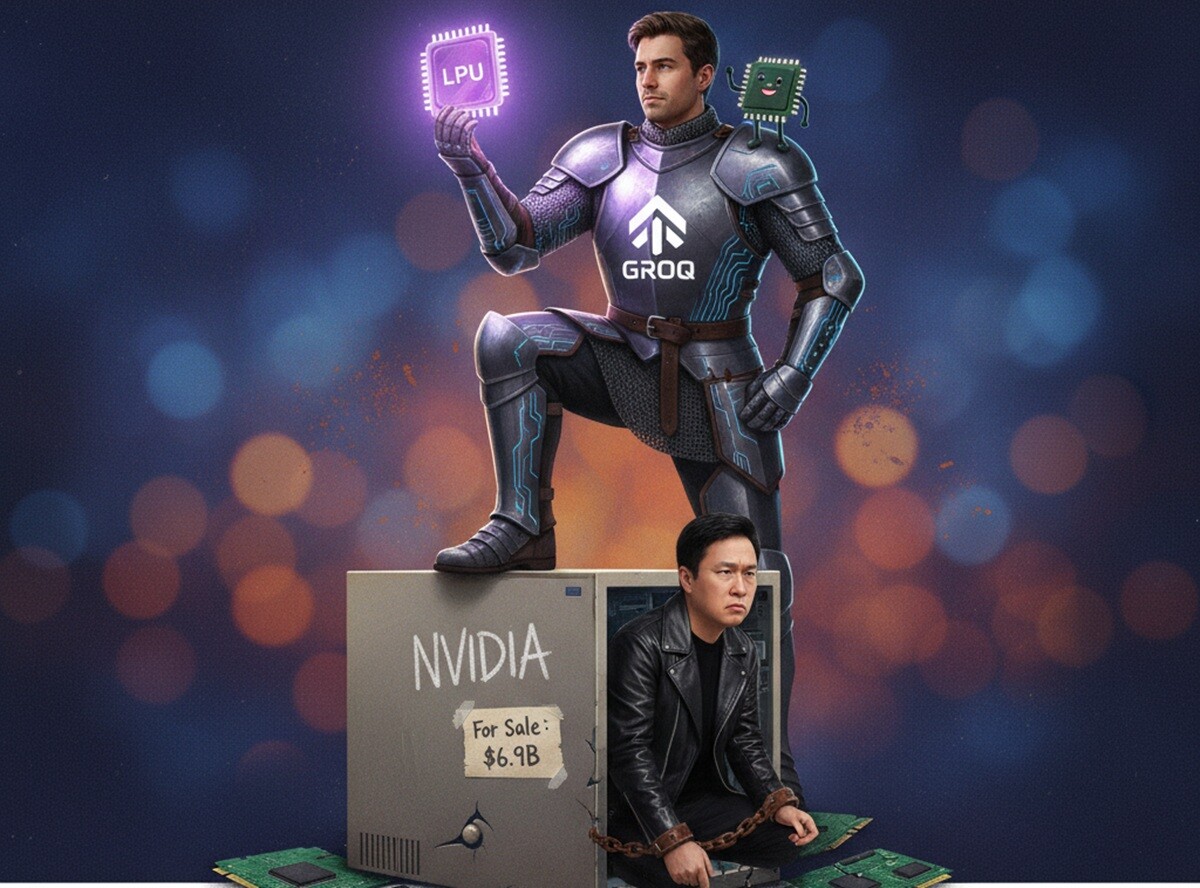 Featured image for startap groq privlek 750m dlya borby s dominirovaniem nvidia na rynke ai chipov