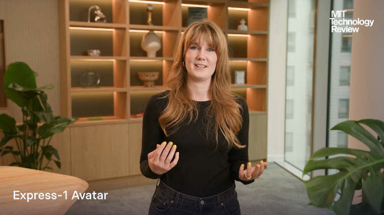 Кадр из видео от Synthesia