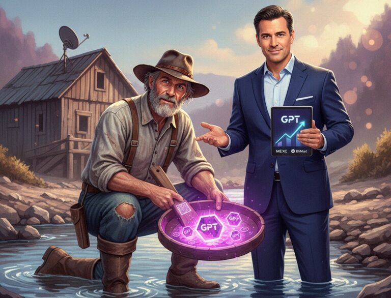 Featured image for token obespechennyj dobytym s ispolzovaniem ii zolotom vyhodit na kriptobirzhi