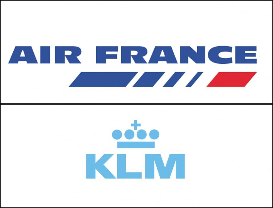 Логотипы Air France и KLM