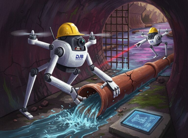 Featured image for v indii dlya modernizatsii kanalizatsionnoj sistemy i ochistki reki ispolzuyut drony s ii