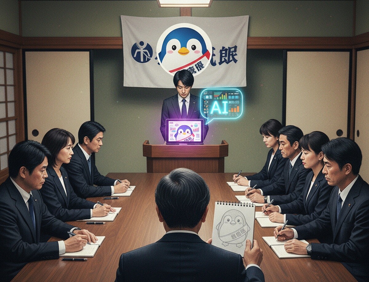 Featured image for yaponskaya partiya naznachila chat bota pingvina svoim liderom