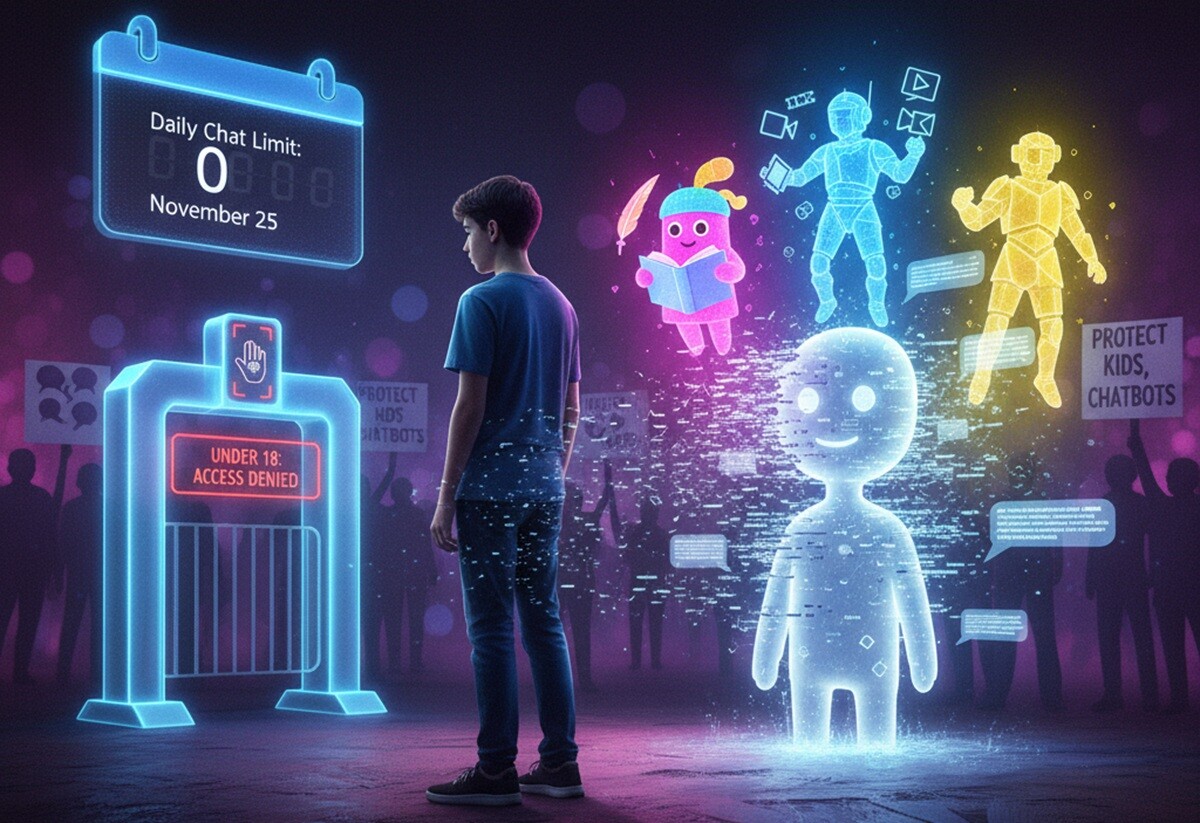 Featured image for character ai ogranichivaet chat boty dlya nesovershennoletnih posle tragedij