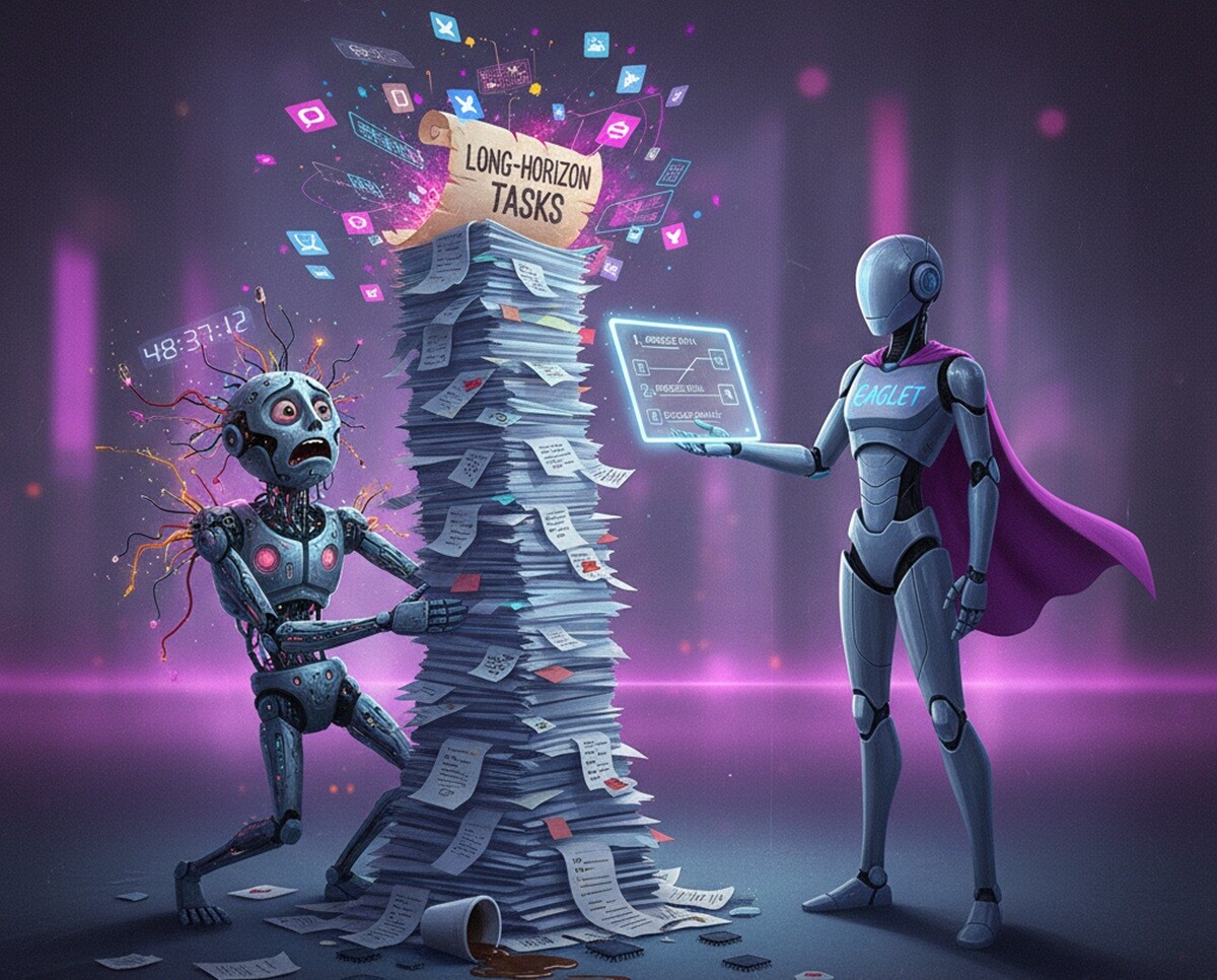 Featured image for eaglet uluchshaet rabotu ai agentov na dlinnyh zadachah s pomoshhyu generatsii planov dejstvij