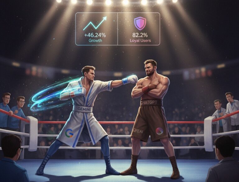 Featured image for gemini obgonyaet chatgpt po trafiku i po ekonomicheskoj effektivnosti ekspluatatsii