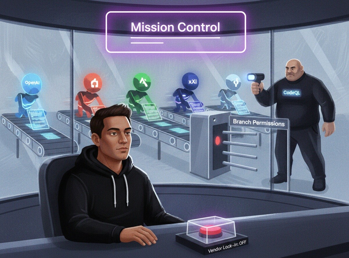 Featured image for github zapuskaet platformu upravleniya neskolkimi ii agentami dlya razrabotki