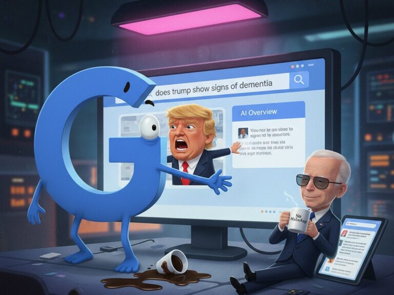 Featured image for google blokiruet ii poisk esli zapros kasaetsya dementsii u donalda trampa