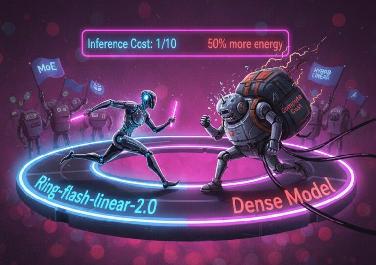 Featured image for hugging face vypuskaet effektivnye modeli ring s gibridnoj linejnoj arhitekturoj
