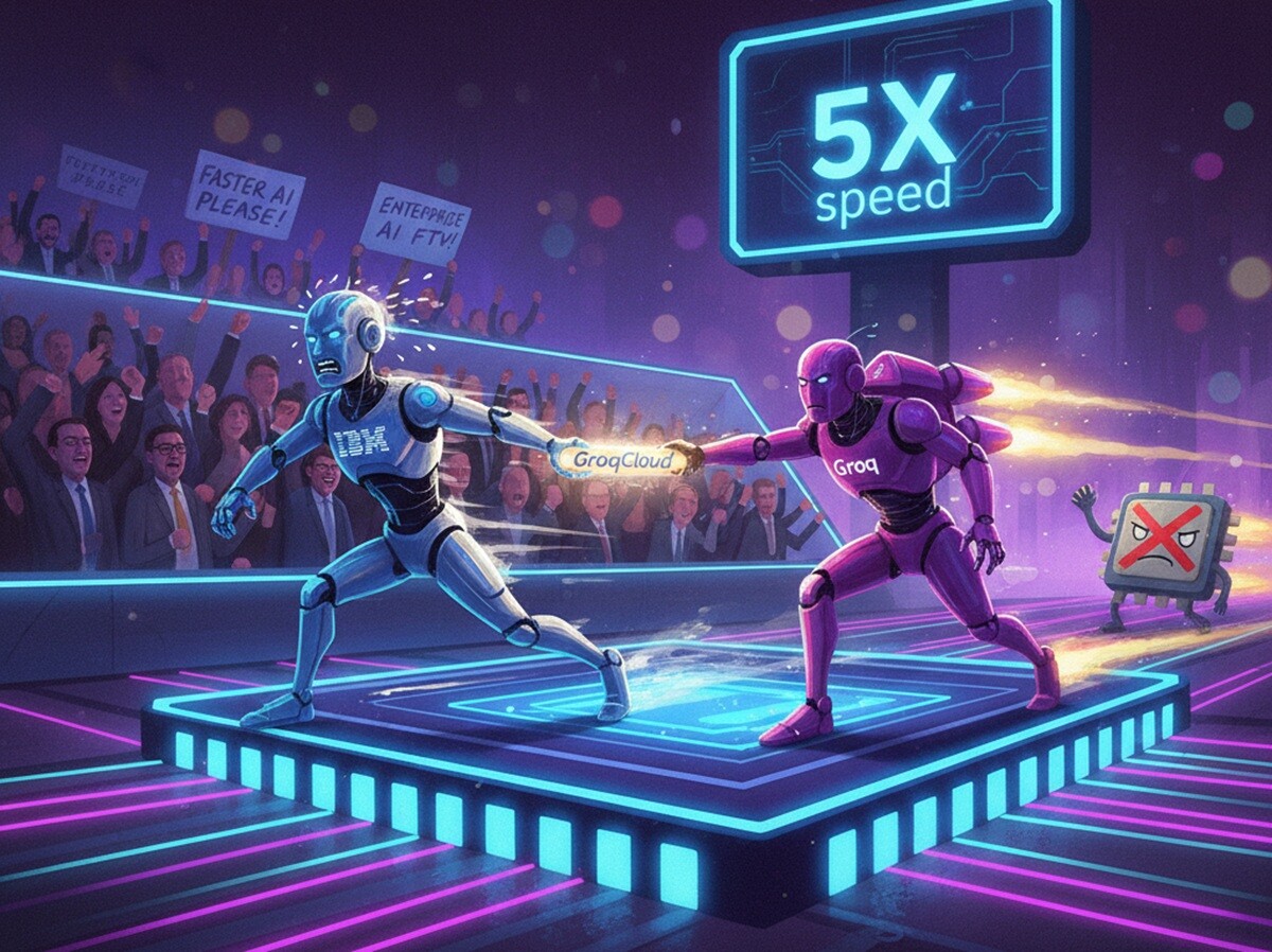 Featured image for ibm i groq obedinyayutsya dlya uskoreniya vnedreniya agentnogo ii v biznese
