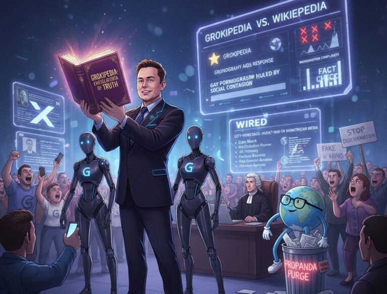 Featured image for ilon mask anonsiroval grokipedia kak alternativu vikipedii