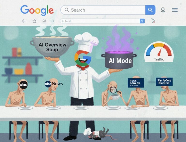 Featured image for iz za ii poiska google stal sokrashhat trafik dlya novostnyh sajtov