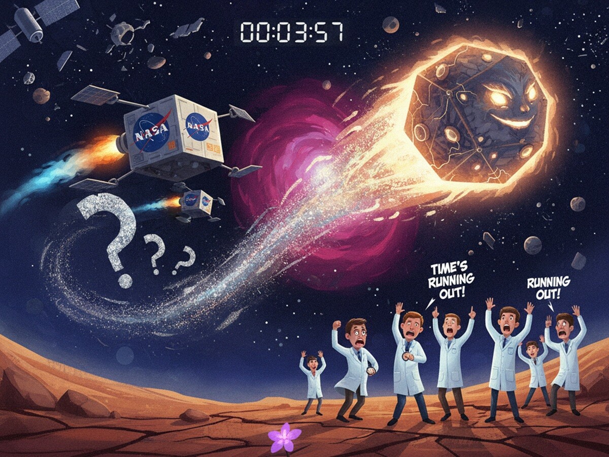 Featured image for kosmicheskie zondy mogut issledovat hvost zagadochnogo obekta 3i atlas